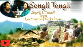 Tutsa modern song...Songli Tongli. Sang by LK and Jonjon with lyrics. year April 2024