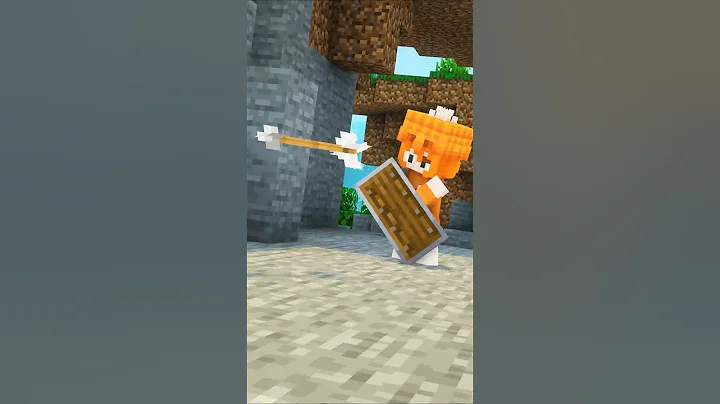 When you Deflect an Arrow in Minecraft #shorts