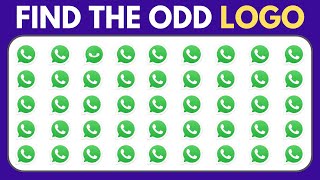 Find the ODD Logo Hard Edition I Find The Difference Quiz 🤯