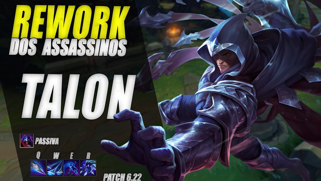 talon rework spotlight PARKOUR OP !! | TALON REWORK GAMEPLAY - League of Legends - REWORK DOS ASSASSINOS [ PT-BR ]