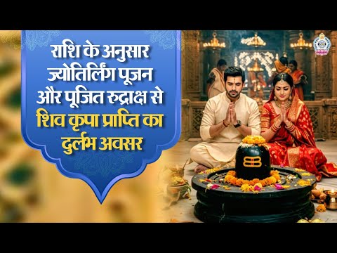 राशि के अनुसार ज्योतिर्लिंग पूजन और पूजित रुद्राक्ष से शिव कृपा प्राप्ति का दुर्लभ अवसर। #shivratri