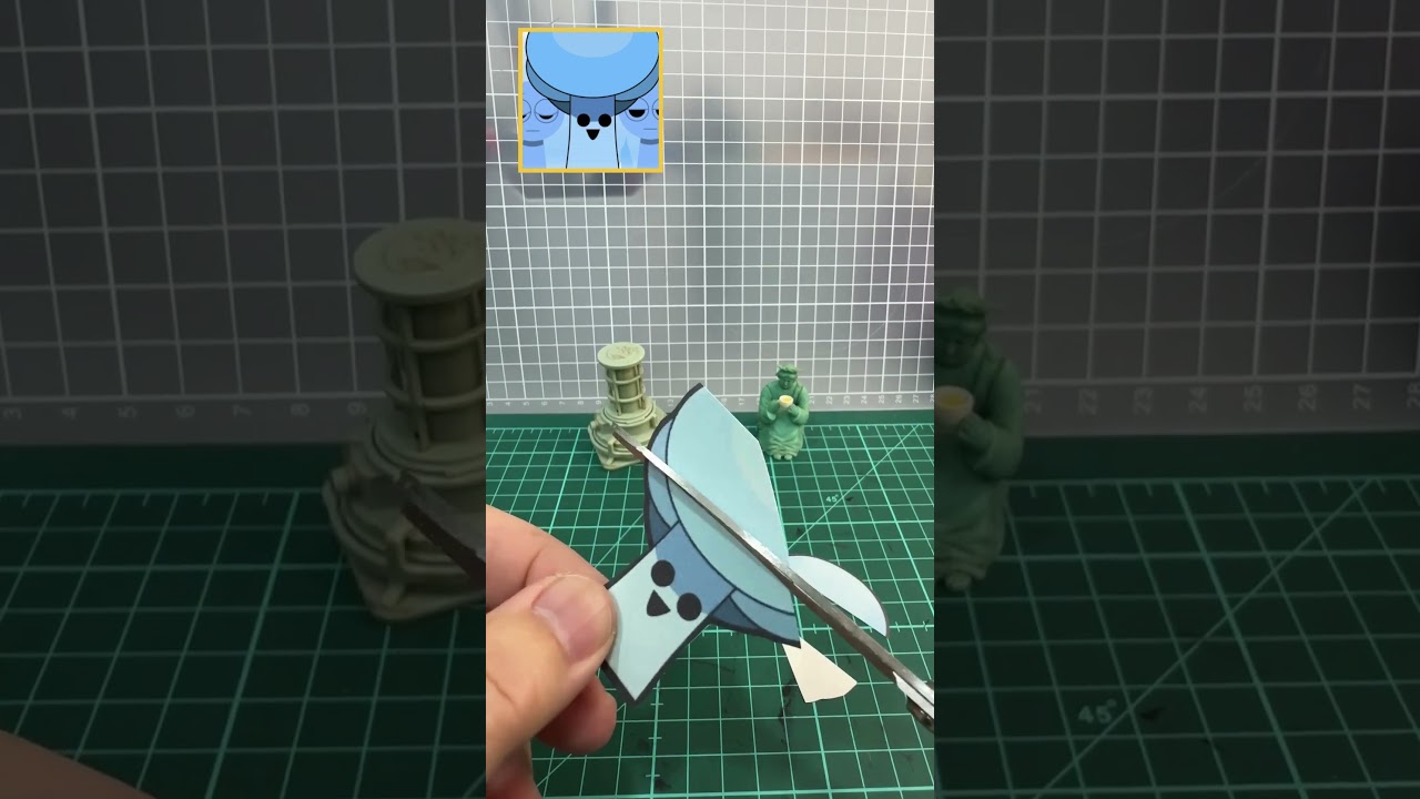 Mr. Tree in cool as ice 2 ✂️ Scissors cut ✂️ 