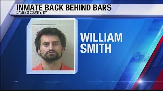 Update: Inmate captured after walking off work site, causing lockouts at 3 Daviess County schools