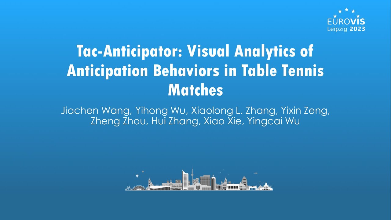 Tac-Anticipator: Visual Analytics of Anticipation Behaviors in Table Tennis Matches