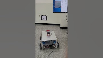 Mecanum Wheel Mobile Robot docking test using Depth Camera and ArUco Marker