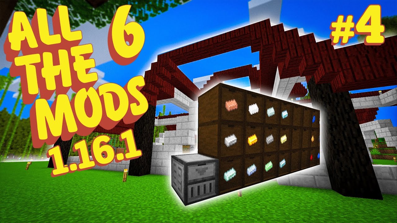 LA NUEVA CASA Y STORAGE DRAWER - ALL THE MODS 6 - EP#4 - YouTube