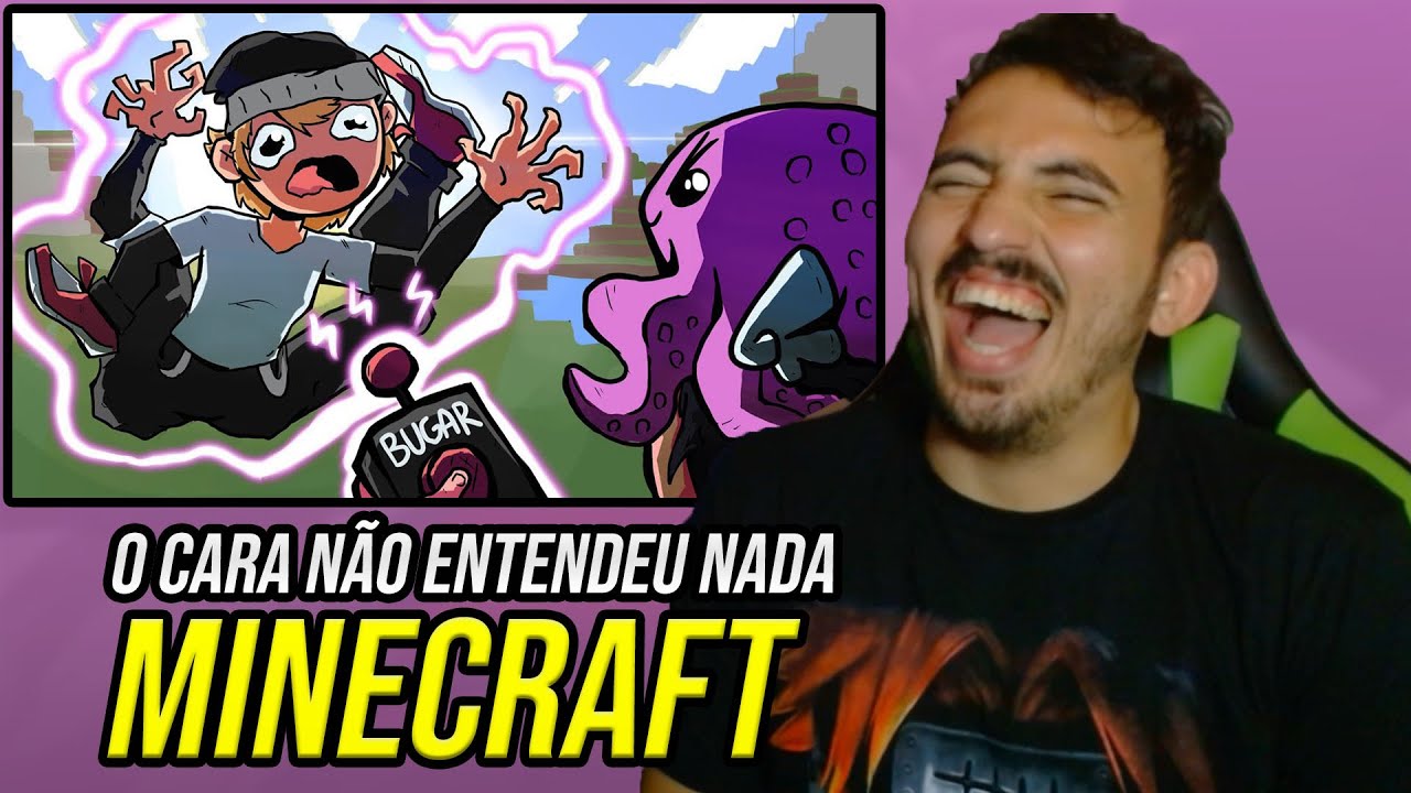 deixei o minecraft mais difícil pro meu amigo sem ele saber | Leozin React