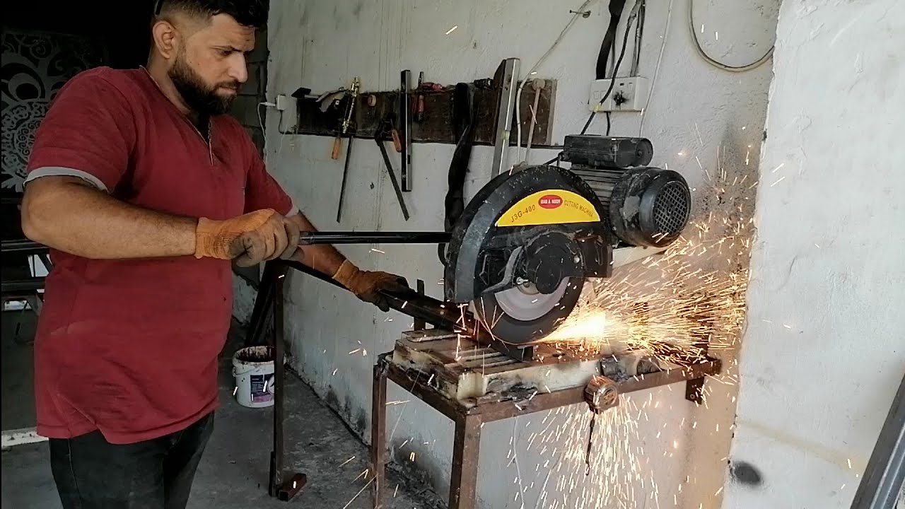 الجزء الاول تعلم صناعة شباك منزلي بطريقه جديده