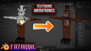 How to make A FNaF Game In Roblox | Texturing Animatronics | Lesson #2