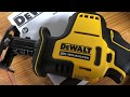 Dewalt "Atomic" DCS 369B Reciprocating Saw Unboxing and Demo 2019