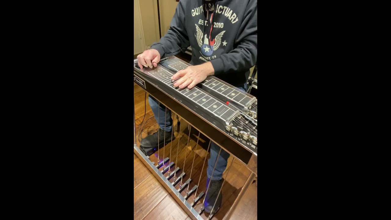 Pedal Steel Guitar Riff n The Chair George Strait shorts tutorial pedalsteelguitar