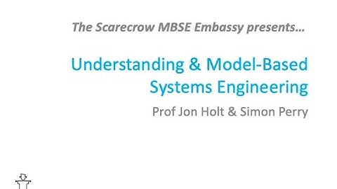 Understanding and Model-Based Systems Engineering:  Context Modelling