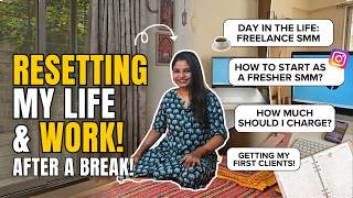 Day in My Life as a *Freelance Social Media Manager* (Raw + Real) | Answering your QUESTIONS!