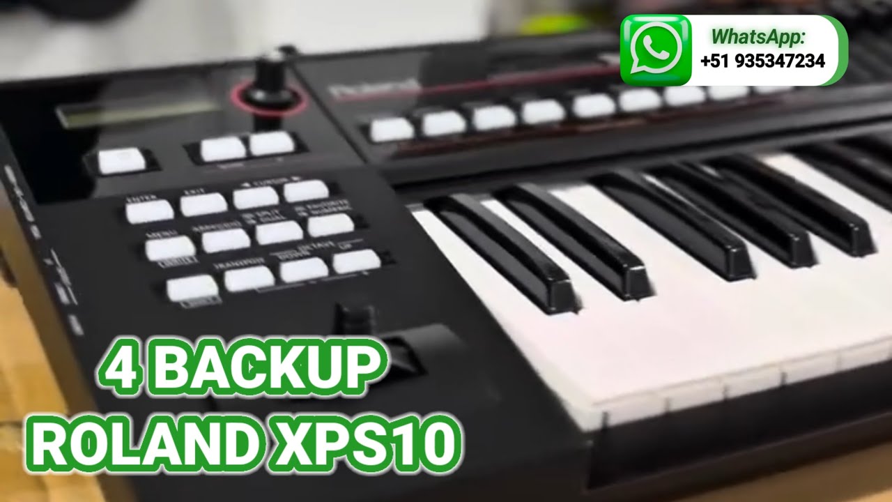 SAMPLES ROLAND XPS10 - 4 BACKUPS