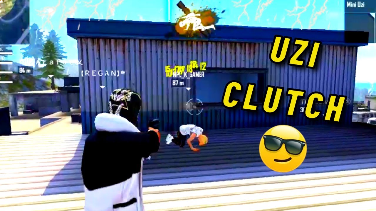Regan Gaming - UZI Clutch 1 VS 3 OP Gameplay
