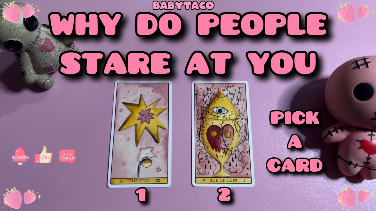 WHY DO PEOPLE STARE AT YOU 🔮 PICK A CARD #allsigns