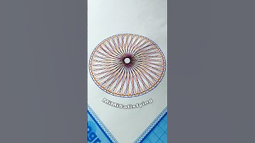 Easy Spirograph #spirograph #satisfying #drawing #asmr #pattern #art #viral #fyp #shorts