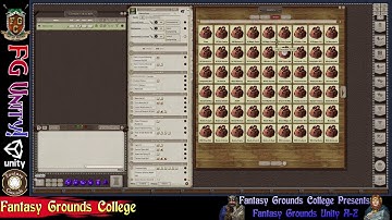 FGC Presents: Fantasy Grounds Unity A to Z Episode: 7 Maps, Tokens, and map related topics.