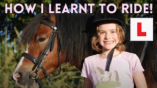 How I learnt to ride - with non-horsey parents! This Esme