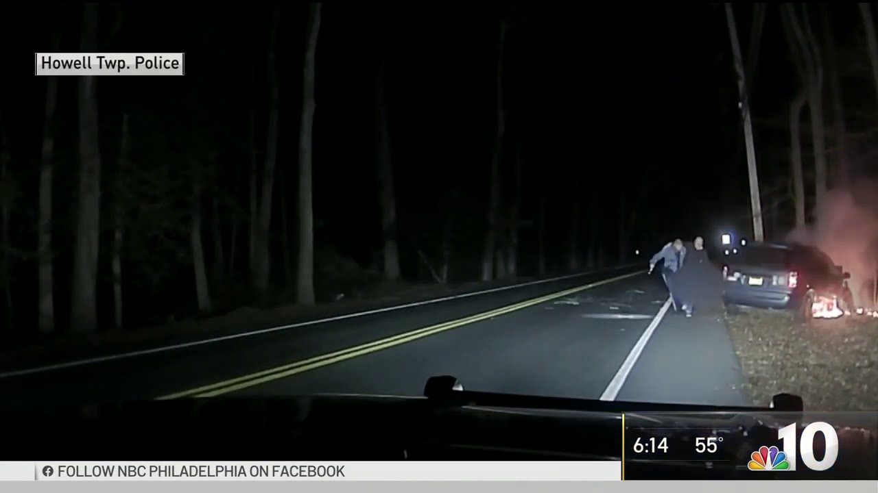 Officer Saves Man From Burning Vehicle in New Jersey | NBC10 ...