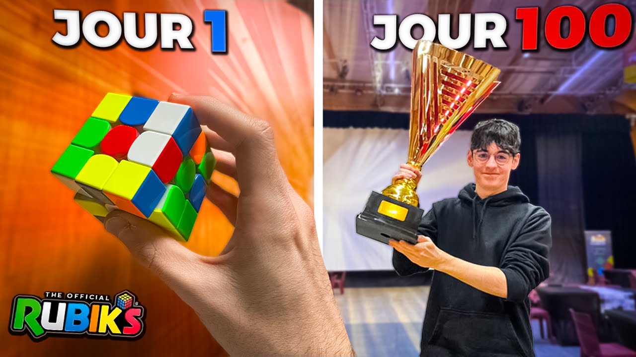 100 JOURS pour devenir un Champion de Rubik's Cube !