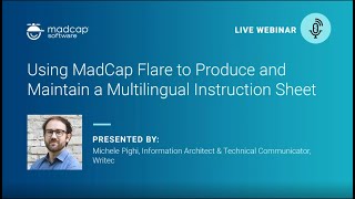 Using MadCap Flare to Produce and Maintain a Multilingual Instruction Sheet