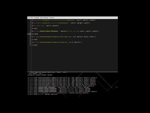 FoxDot live coding + SuperCollider, hardtek experiment