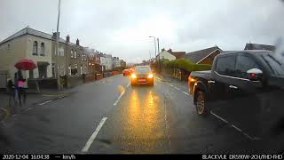 Selfish Driver Blocking the pavement in Pemberton