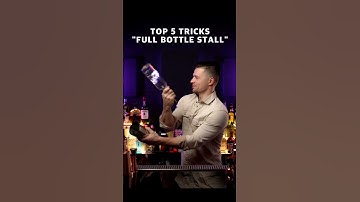 “Bottle stall”🔝5 Tricks #flairbartending #bartender #mixologist