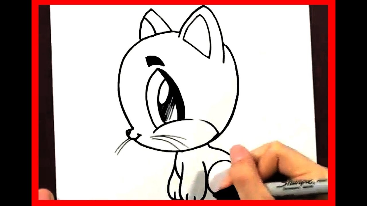 draw instructions how to anime Draw Draw How Cartoon How Cat a to  Easy Things to