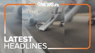 Latest headlines | Plane evacuated at DIA after landing gear problem