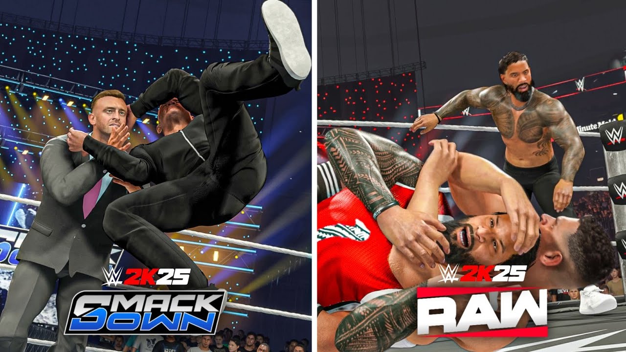 WWE 2K25 Top 10 Moments from Raw & Smackdown April