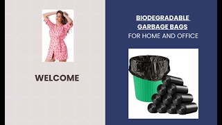 Biodegradable Garbage Bags/Dustbin Bags|Disposable Bags For Office Home Kitchen