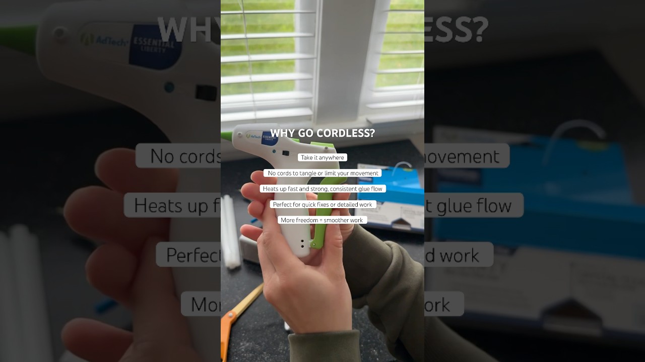 Benefits of a cordless glue gun 