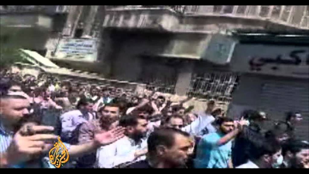 حصري: فيديو للاحتجاجات السورية