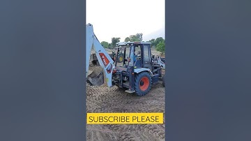New Backhoe Loader Loading Soil On John Deere Tractor 🚜😀 #shorts