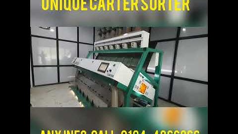 Grain sorter machine | Color sorter machine pulses | Call at 09896327066 Unique carter Group