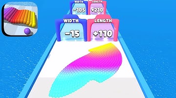 Canvas Run Gameplay 💃🌈🤩 All Levels 17-18