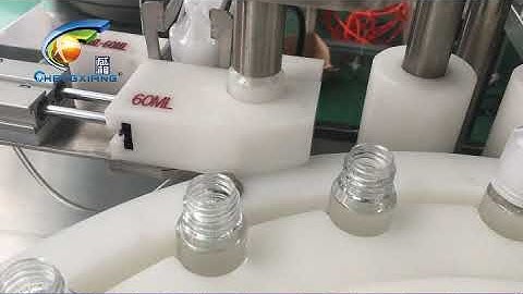【CHENGXIANG】Automatic 30ML E Liquid chubby gorilla bottle filling capping machine.
