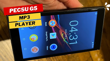 PECSU G5 MP3 Player with Bluetooth and WiFi, 5" Full Touchscreen Android Music Audio MP4 Player