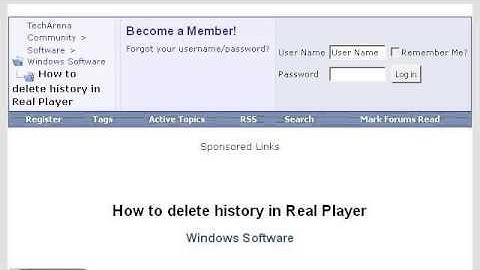 How-To View Real Player History File