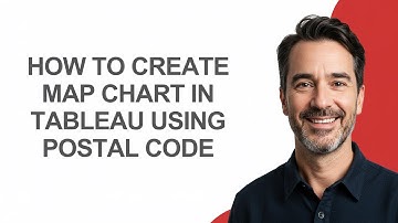 How to Create Map Chart In Tableau Using Postal Code - KevinHowTo