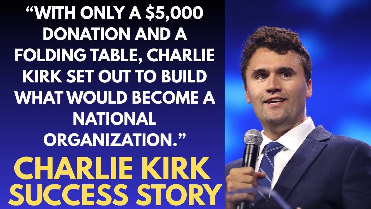 How Charlie Kirk became a success story | From Humble Beginnings to National Influence