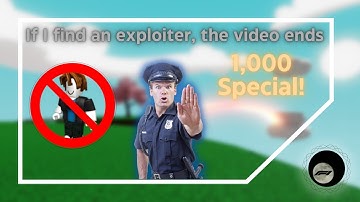 [1,000 Sub special!] If I find an exploiter, the video ends! | Slap Battles