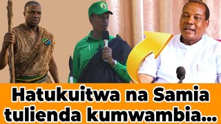 TEC WAKANUSHA VIKALI KUITWA NA SAMIA. TULIENDA KUMWAMBIA..... 