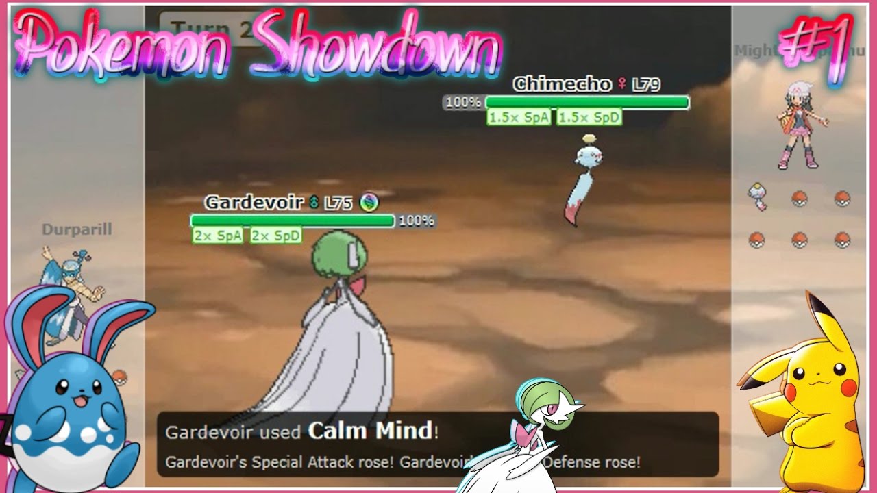 POKEMON SHOWDOWN Mega Gardevoir sweep