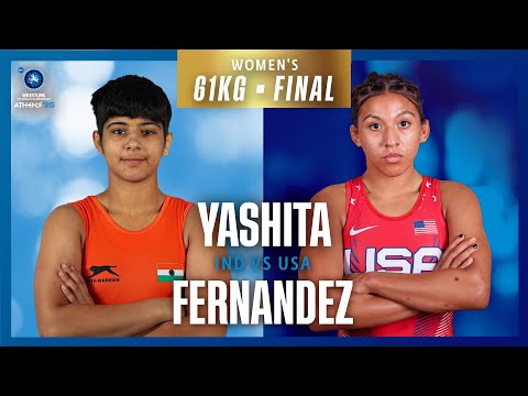 Yashita YASHITA IND Vs Taina FERNANDEZ USA U17 WORLD CHAMPIONSHIPS 2025 WW 61Kg Gold Medal