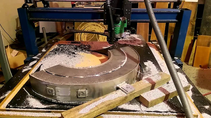 Machining aluminium with homemade 3-axis CNC