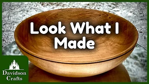 Turning a Maple Bowl - Woodturning Project | Davidson Crafts
