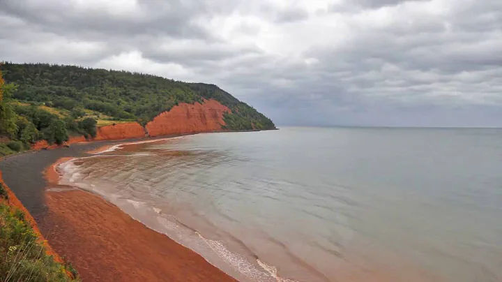 Six Hour Time Lapse of the Ocean Low to High Tide Blomidon Provincial Park, Nova Scotia
